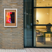 Extreme WeatherPlus Outdoor Poster Case with Radius Edge | Available in 4 Frame Finishes