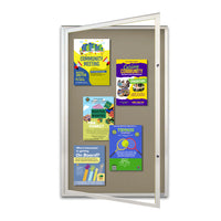 EXTREME WeatherPLUS™ Extra Large Outdoor Enclosed Poster Display Case | Open Frame