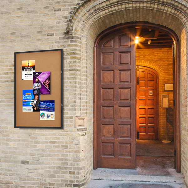 EXTREME WeatherPLUS™ Extra Large Outdoor Enclosed Poster Display Case | Perfect For Outdoor Settings