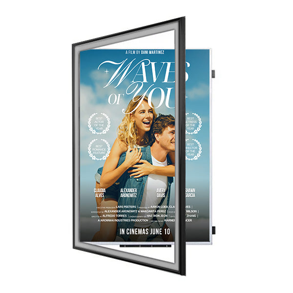 12x36 Poster Frame | Swing Open SwingFrame Classic Poster Display