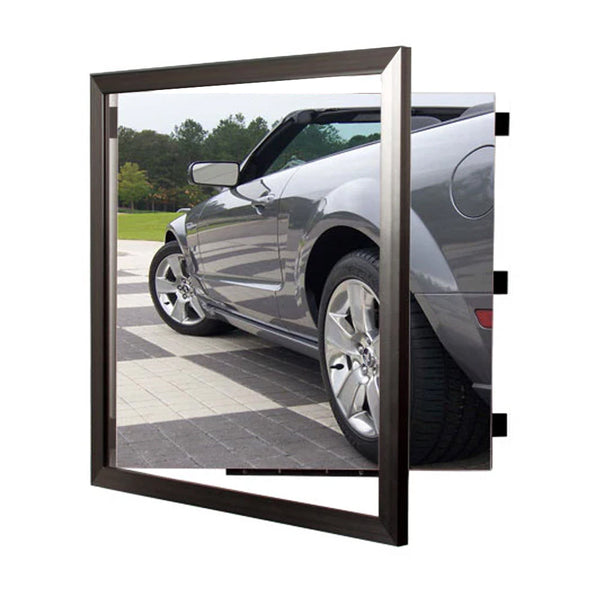 24x36 Poster Frame | SwingFrame Carbon Steel Poster Display Frame