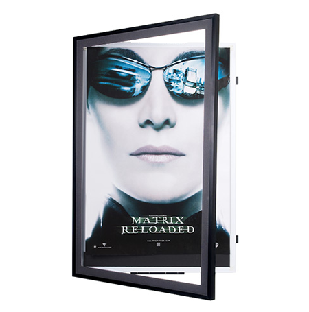 SwingFrame 27x39 Movie Poster Frame | Quick Change, Swing Open Metal Frame