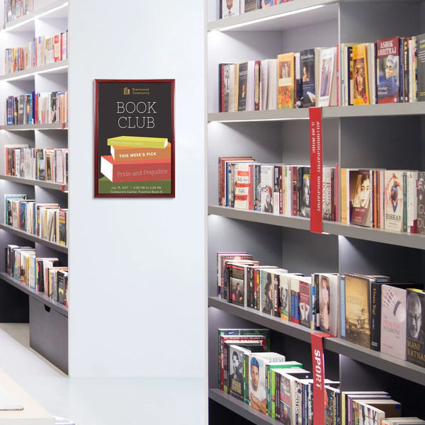 17x22 Wood Frame (353) Poster Display SwingFrames