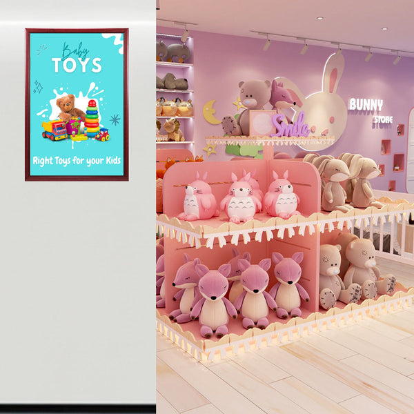 20x26 Wood Frame (353) Poster Display SwingFrames
