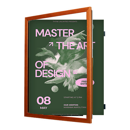 20x28 Wood Frame (361) Poster Display SwingFrames