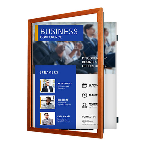 24x30 Wood Frame (361) Poster Display SwingFrames