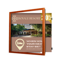 16x16 Wood Frame (361) Poster Display SwingFrames