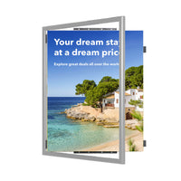 12x24 Poster Frame (SwingFrame Wide-Face Poster Display)