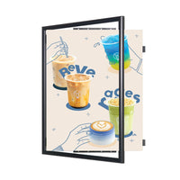 24x72 Large Poster Frame Wide-Face Poster Display SwingFrame