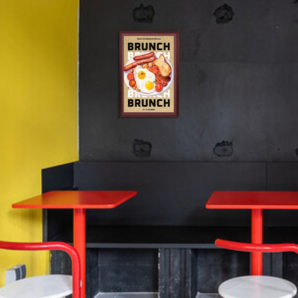 Wood 361 Poster Display SwingFrames 16x16 With Matboard