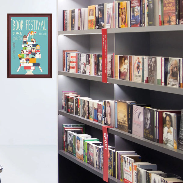 Wood 361 Poster Display SwingFrames 13x19 With Matboard