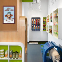 Wood 361 Poster Display SwingFrames 20x28 With Matboard
