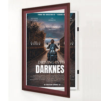Wood 361 Poster Display SwingFrames 27x40 With Matboard