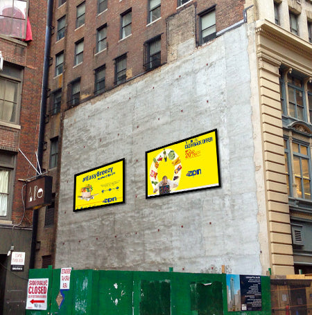 SwingSnap Slim Profile Large Banner Stretch Snap Frame 4'x5' Ships