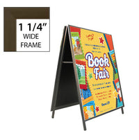 A-Frame 16x16 Sign Holder | Snap Frame 1 1/4" Wide