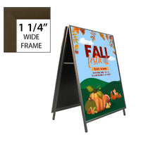 A-Frame 16x24 Sign Holder | Snap Frame 1 1/4" Wide