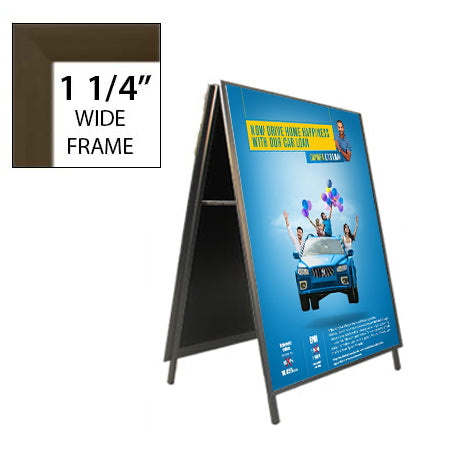 A-Frame 24x24 Sign Holder | Snap Frame 1 1/4" Wide