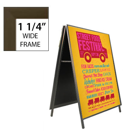 A-Frame 40x60 Sign Holder | Snap Frame 1 1/4" Wide