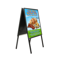 A-Frame 18x24 Sign Holder | with SECURITY SCREWS on Snap Frame 1 1/4" Wide