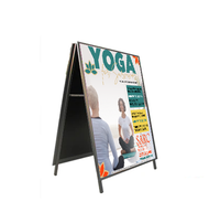 A-Frame 30x40 Sign Holder | with SECURITY SCREWS on Snap Frame 1 1/4" Wide