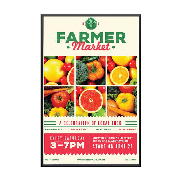 Extra Large Snap Open Frame 36x96 Front Loading Poster Snap Frames (1 1/4" Mitered Corners)