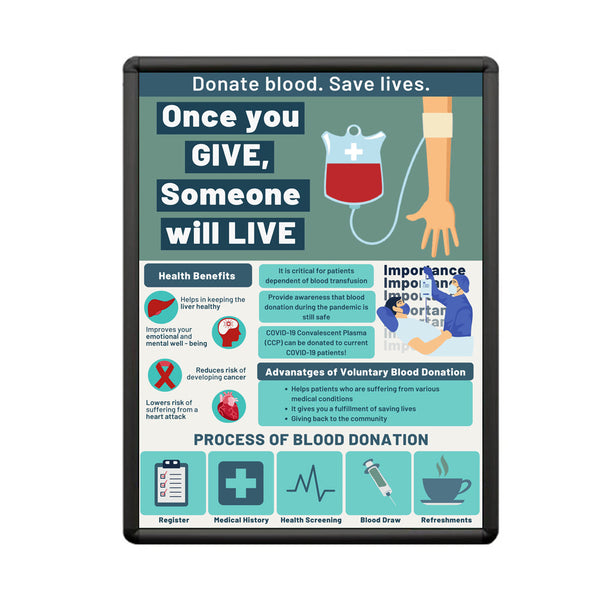 SwingSnaps Poster Snap Frames 12x36 (1" Wide with Radius Corners)