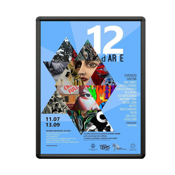SwingSnaps Poster Snap Frames 20x24 (1" Wide with Radius Corners)