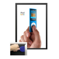 EXTRA DEEP 27 x 40 Poster Snap Frames (1 1/4" Security Profile for MOUNTED GRAPHICS)