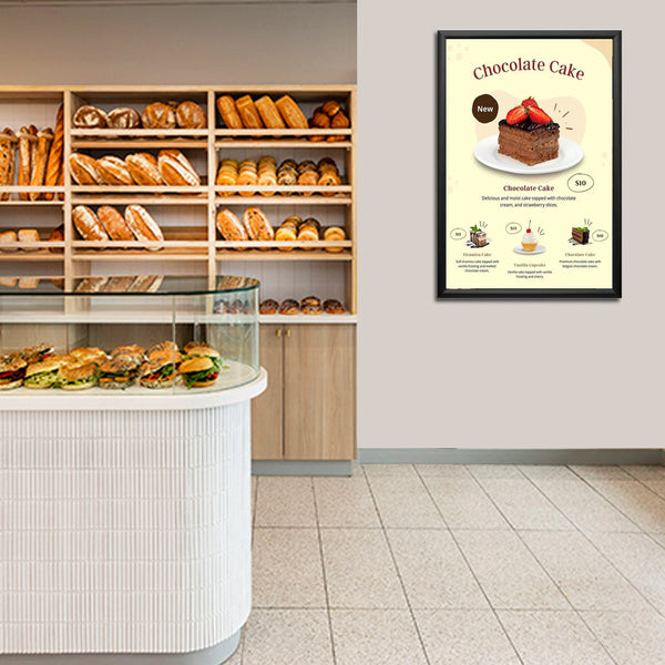 SwingSnaps 8.5x11 Poster Snap Open Frames (1 1/4" Security-Style)