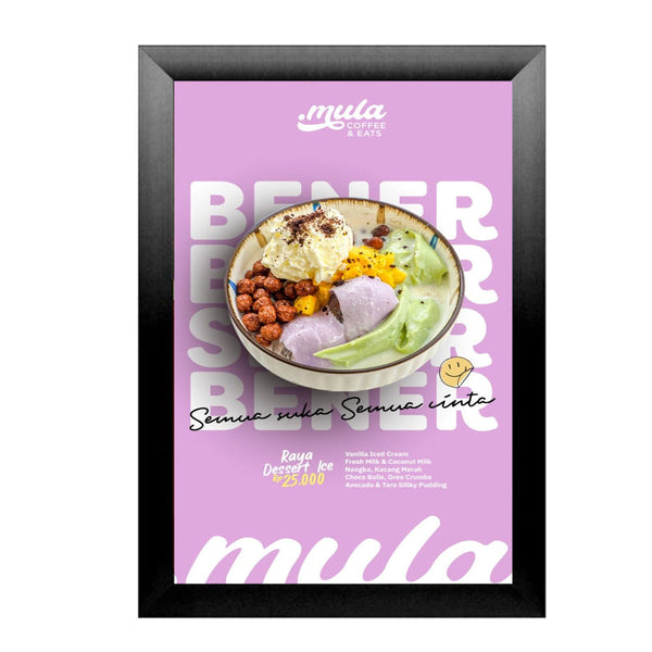 Extra Large 84x96 Poster Snap Frames (2 1/2" Wide Edge Profile)