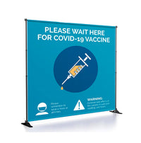 SUPER SIZED Large Banner Stands (Adjustable Width 30" to 48")