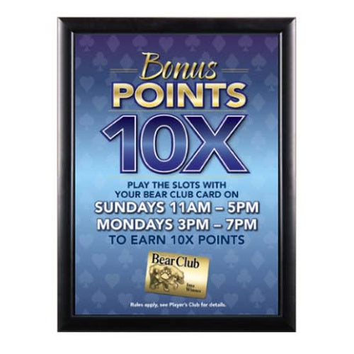 30x40 Picture Frame (Super Wide Face Metal Poster Display)