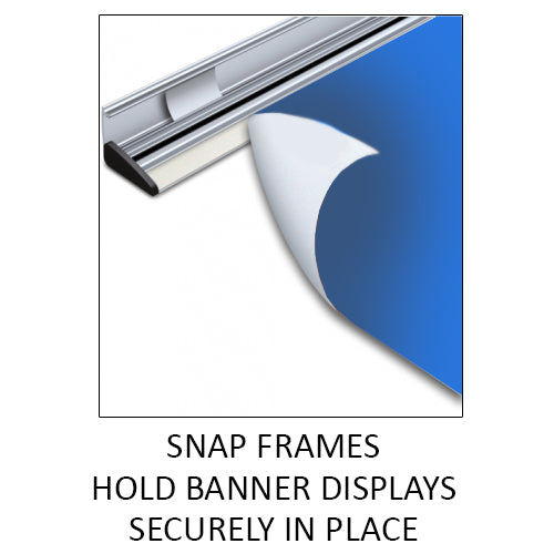 Easy Change Snap Frame Banner Stand, 24