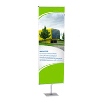 Snapframe Banner Stand Floor Stands - 30" Wide Display | Single Sided