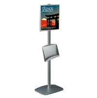 Euro-Style POSTO-STAND Multi Size Snap Frame & Metal Literature Floor Display | 2-SIDED