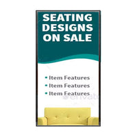 Large 27x41 Frame Beveled Slide in Poster Frame