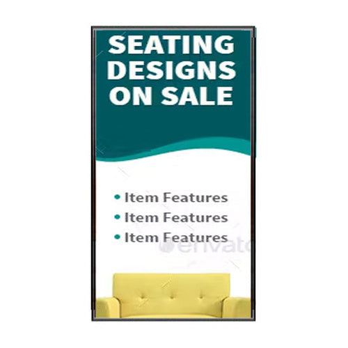 Large 27x41 Frame Beveled Slide in Poster Frame