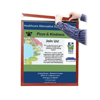 10x12 Wood Frame Top Load Poster Display Sign Holder