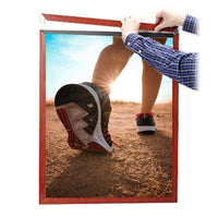 Slide In 20x24 Wood Frame Top Load, Side Load Poster Frame Sign Holder