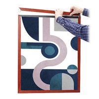 Slide In 22x28 Wood Frame Top Load, Side Load Poster Frame Sign Holder
