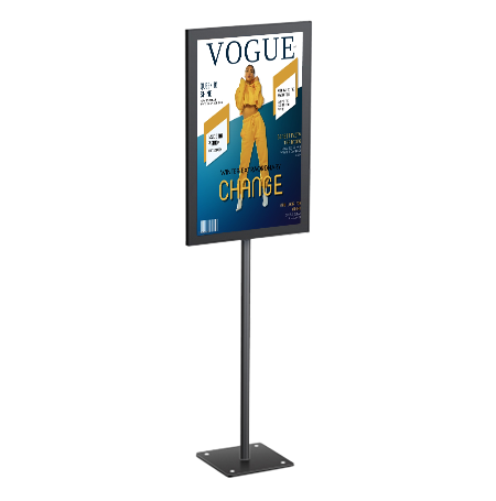 11 x 14 Lightweight Countertop Pedestal Displays - Fixed Height Stand