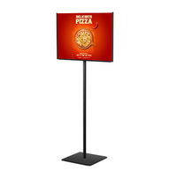 8 1/2 x 11 Lightweight Countertop Pedestal Displays - Fixed Height Stand (Double Sided)