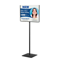 11 x 17 Lightweight Countertop Pedestal Displays - Fixed Height Stand (Single Sided)