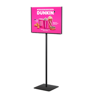 11 x 17 Lightweight Countertop Pedestal Displays - Fixed Height Stand (Double Sided)