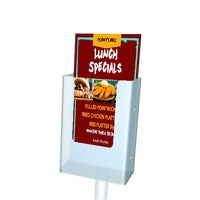 22x28 Modern Poster Display Top Load Sign Stand (Double-Sided)