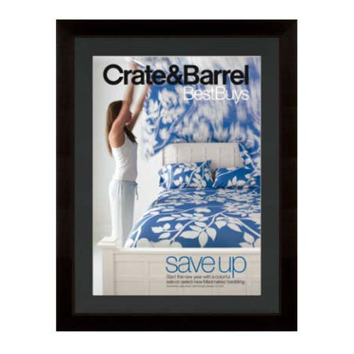 8 x 10 Wood Picture Poster Display Frames with Matboard (Wood 362)