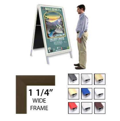 Value Line 36x72 BLACK Chalk Board with Wood Frame