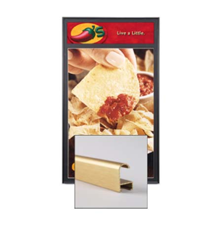 24x36 Poster Frame with Header (SwingFrame Classic Poster Display)