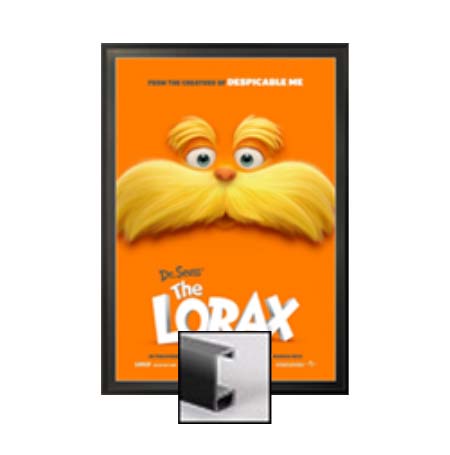 27x40 Movie Poster Frame | Metal Framed, Swing Open Poster Display SwingFrame