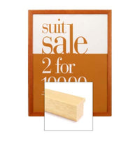SwingFrame 8x10 Poster Frame with #361 Wood Profile | Swing Open, Quick Change